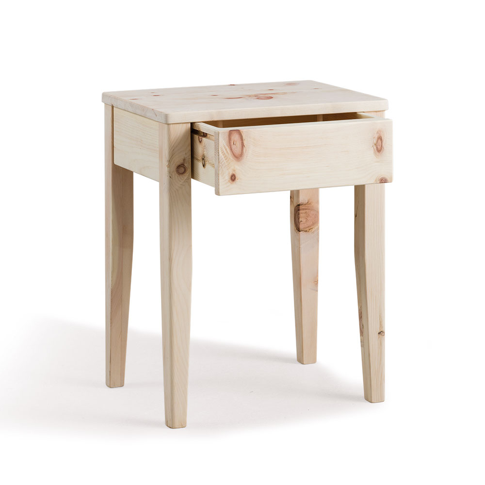 Kalmera Solid Wood Bedside Table