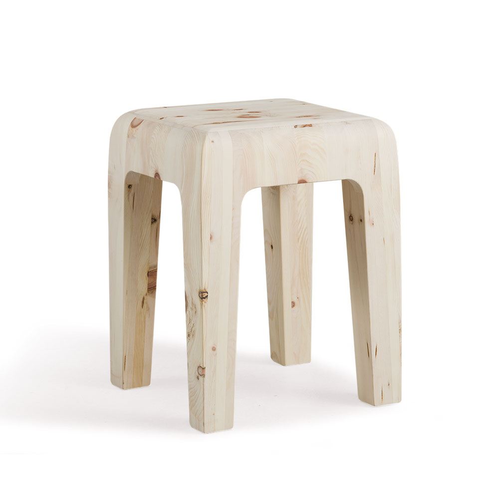 Beluga Solid Wood Bedside Table