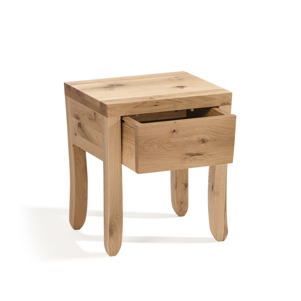 Gonda Solid Wood Bedside Table